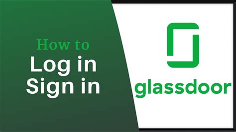 glassdoor.com login